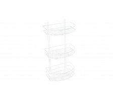 Полка Fixsen овальная трехэтажная белая FX-720W-3 