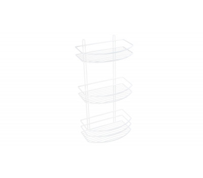 Полка Fixsen овальная трехэтажная белая FX-720W-3 
