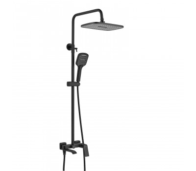 Душевая система Shevanik S4136H, черный