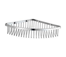 Мыльница в сеточку угловая 55х305х225  NOFER 09063.S 