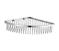 Мыльница в сеточку угловая 55х305х225  NOFER 09063.S 