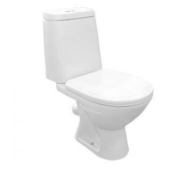 Унитаз-компакт  Rosa Сканди ободковый, 2-х режимная арматура, белый CS00094184 