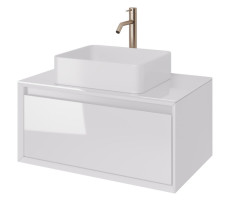 Тумба под раковину подвесная Dreja Insight 80 см, белый Тумба под раковину подвесная Dreja Insight 80 см, белый
