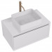 Тумба под раковину подвесная Dreja Insight 80 см, белый