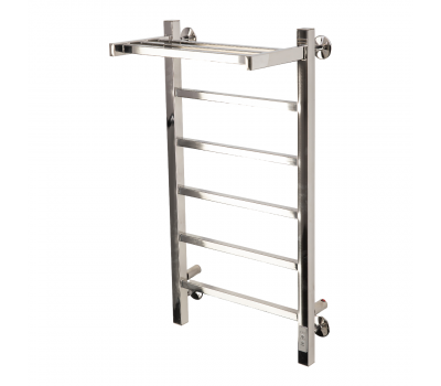 Полотенцесушитель электрический Comfysan Marte-K EC-6 80/40 с полкой, хром 