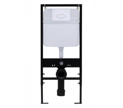 Набор инсталляция + Кнопка смыва LOGAN OVAL двойная, White 299422  Набор инсталляция + Кнопка смыва LOGAN OVAL двойная, White 299422