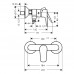 Смеситель для душа Hansgrohe Talis E 71760670 черный матовый 