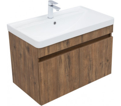 Тумба под раковину Aquanet Оптима 80 дуб рустикальный 00344797 