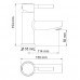 Смеситель для раковины WasserKRAFT Wern 4200 4203 никель 