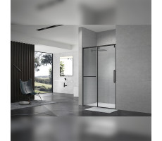 Душевая дверь в нишу Terminus Альба 140х220, черный Душевая дверь в нишу Terminus Альба 140х220, черный