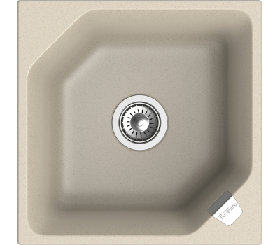 Мойка Rivelato LOCUS 50  1-чаш 500*500 LS-50 beige scuro 