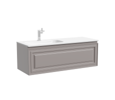 Тумба подвесная SANCOS Very левая 1195х445х406, c одним ящиком оснащенным доводчиками, Doha Soft , арт.VR120LSM Тумба подвесная SANCOS Very левая 1195х445х406, c одним ящиком оснащенным доводчиками, Doha Soft , арт.VR120LSM