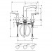 Смеситель для раковины Hansgrohe Metropol 31331000 Хром  Смеситель для раковины Hansgrohe Metropol 31331000 Хром