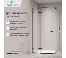 Душевой уголок RGW SV-030B 1000x1000 353203000-14 Черный 