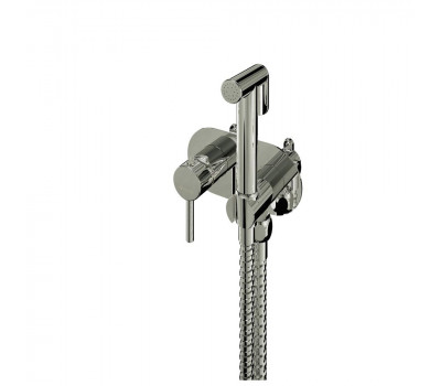 Гигиенический душ со смесителем встраиваемый Knotlor FHS01S1C хром  