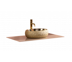 Столешница стекло Armadi Art 100см прямая CAPPUCINO 853-100-CP 