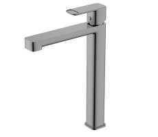 Смеситель для раковины AQUAme Parma AQM6614GM Серый матовый 