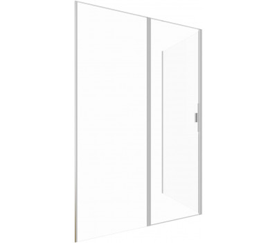 Душевой уголок Allen Brau Priority 140x80 3.31035.BA + 3.31041.BA серебро браш 