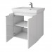 Тумба с раковиной подвесная Dreja Q Plus (D) 60 см, белый
