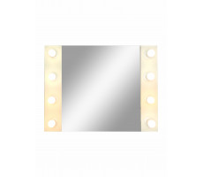Зеркало CONTINENT гримерное Этюд (8 ламп) 800х600 ЗГП02 