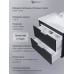 Тумба под раковину для ванной подвесная Uperwood Modul 61х44,4х55 см, черная матовая 2930205151 