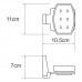 Мыльница WasserKRAFT Lopau K-6000 6029 Хром 