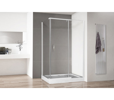 Душевой угол с поддоном Royal Bath  RB  HPV-T 140х80х213 (прозрачное) белый 