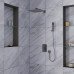 Душевая система для душа,встраиваемая термостатическая DK Bayern.Liszt DA2515706A04 серый графит