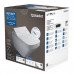 Подвесной унитаз безободковый с крышкой Duravit Rimless DuraStyle SensoWash 631001002000300