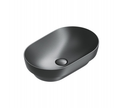 Раковина 55x35 h14 встраиваемая Catalano Sfera 524550022 черный матовый 