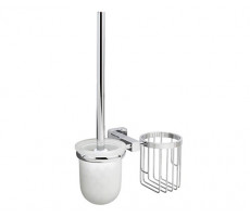 Держатель освежителя и щетки для унитаза WasserKRAFT Lippe K-6500 6535 Хром 