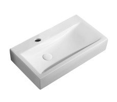 Раковина накладная 66х37 см Azario AZ-4310 фаянс, цвет Белый Раковина накладная 66х37 см Azario AZ-4310 фаянс, цвет Белый