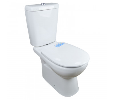 Унитаз-компакт Керамин Альбано R с жестким сиденьем, с двухрежимной спускной арматурой и угловым креплением CS00087073 Унитаз-компакт Керамин Альбано R с жестким сиденьем, с двухрежимной спускной арматурой и угловым креплением CS00087073