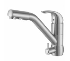 Смеситель для кухонной мойки  KAISER Safira 15066-5 Silver серебро 