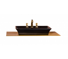 Столешница стекло Armadi Art 100см прямая ЗОЛОТО 853-100-G 