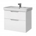Тумба под раковину подвесная Dreja Q 80 см, белый