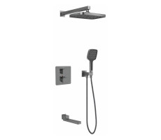 Душевая система Rose R1595T, пепельный