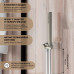Душевой набор для встраиваемого смесителя, PAINI, брашированный никель PVD (PW) 53PW440TT 