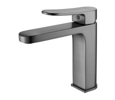 Смеситель для раковины Shevanik S4501T, оружейная сталь