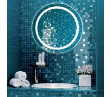 Зеркало Comforty Круг-60 светодиодная лента, бесконтактный сенсор Зеркало Comforty Круг-60 светодиодная лента, бесконтактный сенсор
