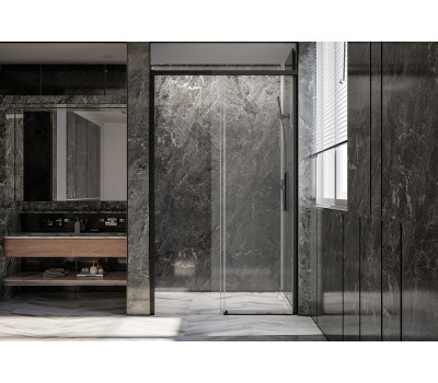 Душевая дверь Veconi Premium Trento PTD-40B, 140х200, черный матовый, стекло прозрачное Душевая дверь Veconi Premium Trento PTD-40B, 140х200, черный матовый, стекло прозрачное