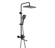Душевая система Shevanik S6136H, черный