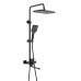 Душевая система Shevanik S6136H, черный