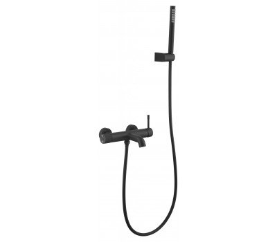 Смеситель для ванны, Uno. Черный Boheme 463-B  Смеситель для ванны, Uno. Черный Boheme 463-B