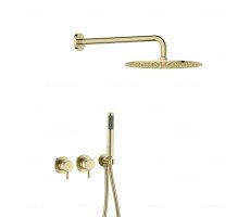 Душевой комплект Feramolli GL744-12 (30см.), золото Душевой комплект Feramolli GL744-12 (30см.), золото