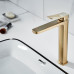 Смеситель для раковины Shevanik S9911G, золотой сатин