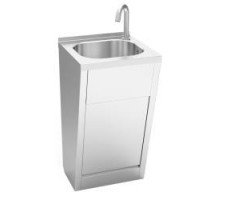 Умывальник с пьедесталом и сенсором для включения подачи воды., шт NOFER 13044.BAT 