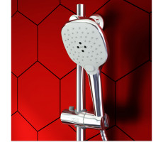 Душевой комплект Dorff Prime D0140000 Хром; белый 