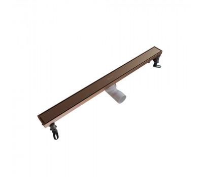 Душевой трап линейный Knotlor SDRW0700RB бронза  