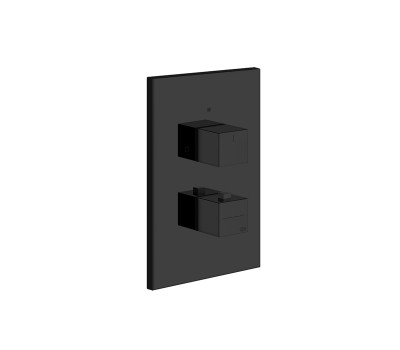 Термостат смеситель для душа GESSI Rettangolo 20182#299 Черный матовый 